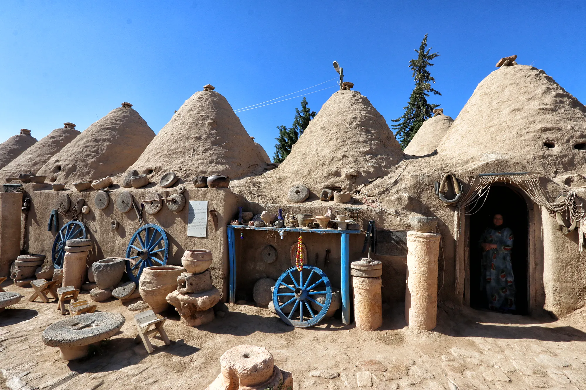 Harran, Turkije - Bijenkorfhuisjes