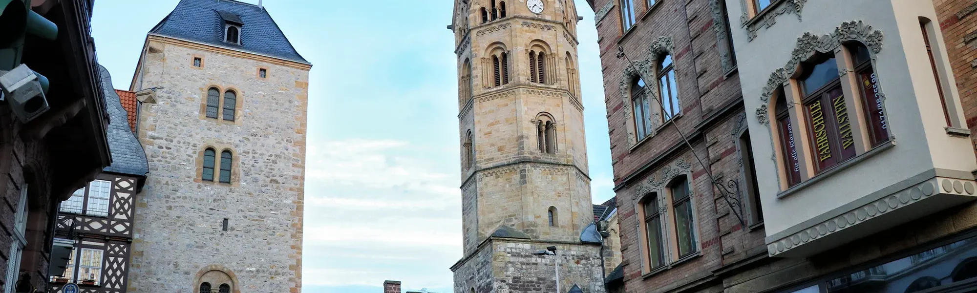 Eisenach, Duitsland - Nikolaikirche en Nikolaitor