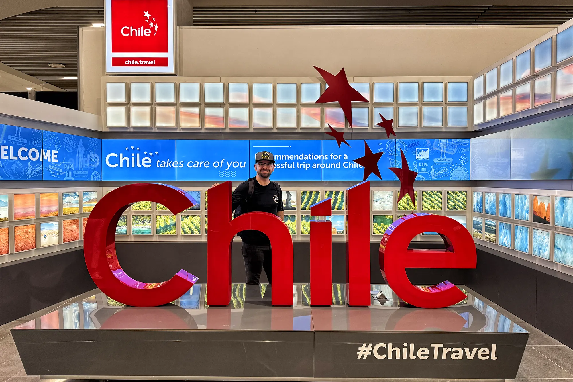 Carretera Austral, Chili - Santiago de Chile vliegveld