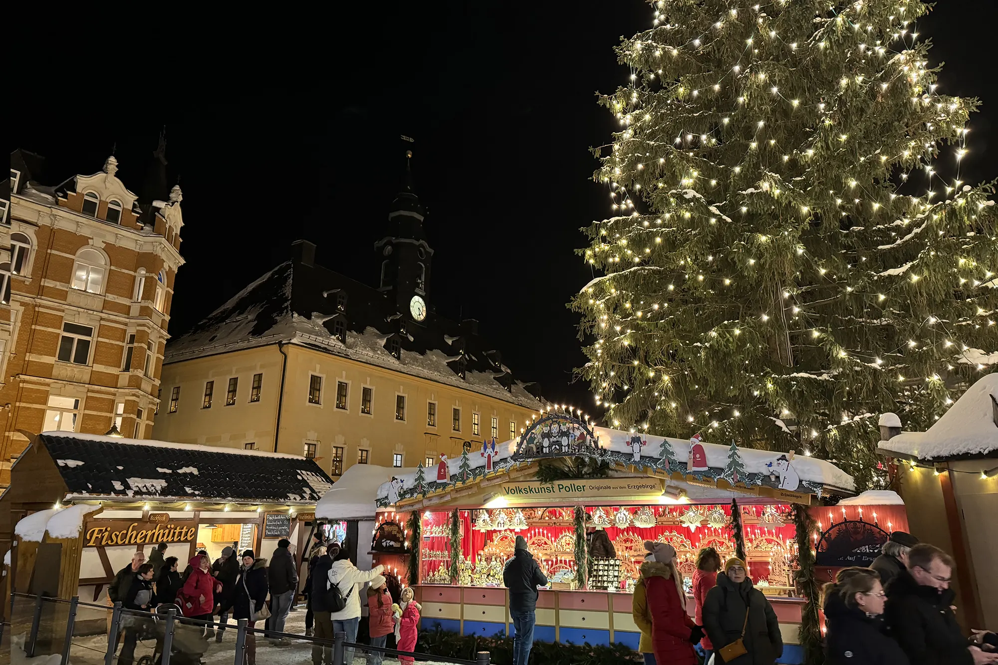 Ertsgebergte, Duitsland - Annaberger Weihnachtsmarkt