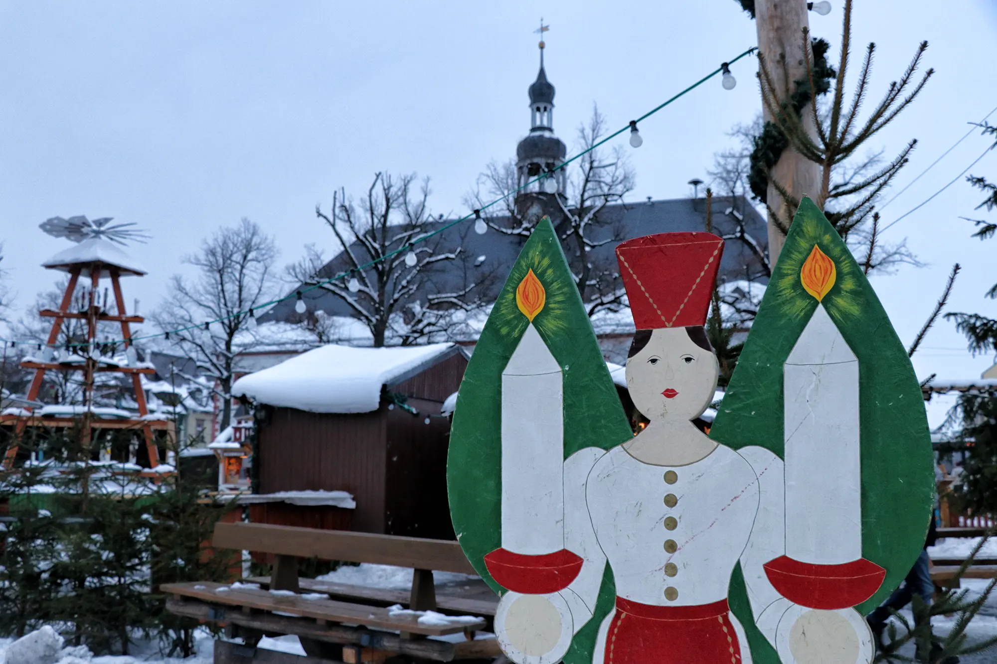 Ertsgebergte, Duitsland - Marienberger Weihnachtsmarkt