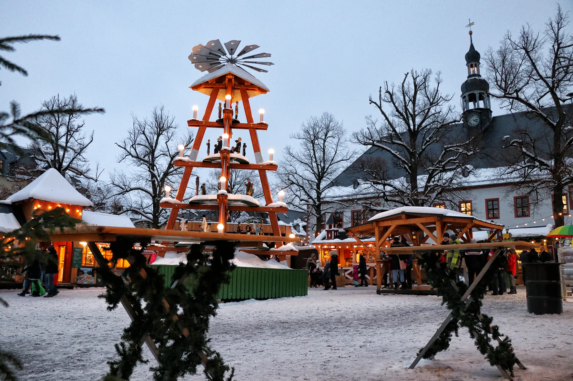 Ertsgebergte, Duitsland - Marienberger Weihnachtsmarkt