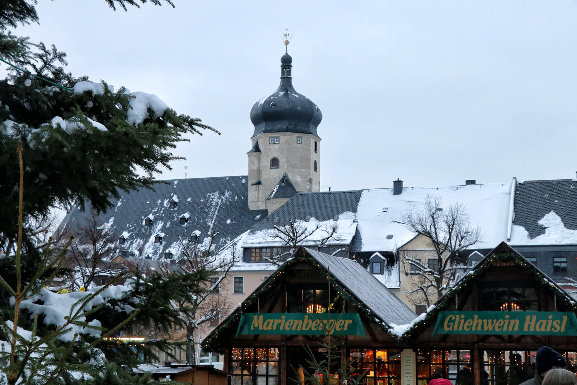 Ertsgebergte, Duitsland - Marienberger Weihnachtsmarkt