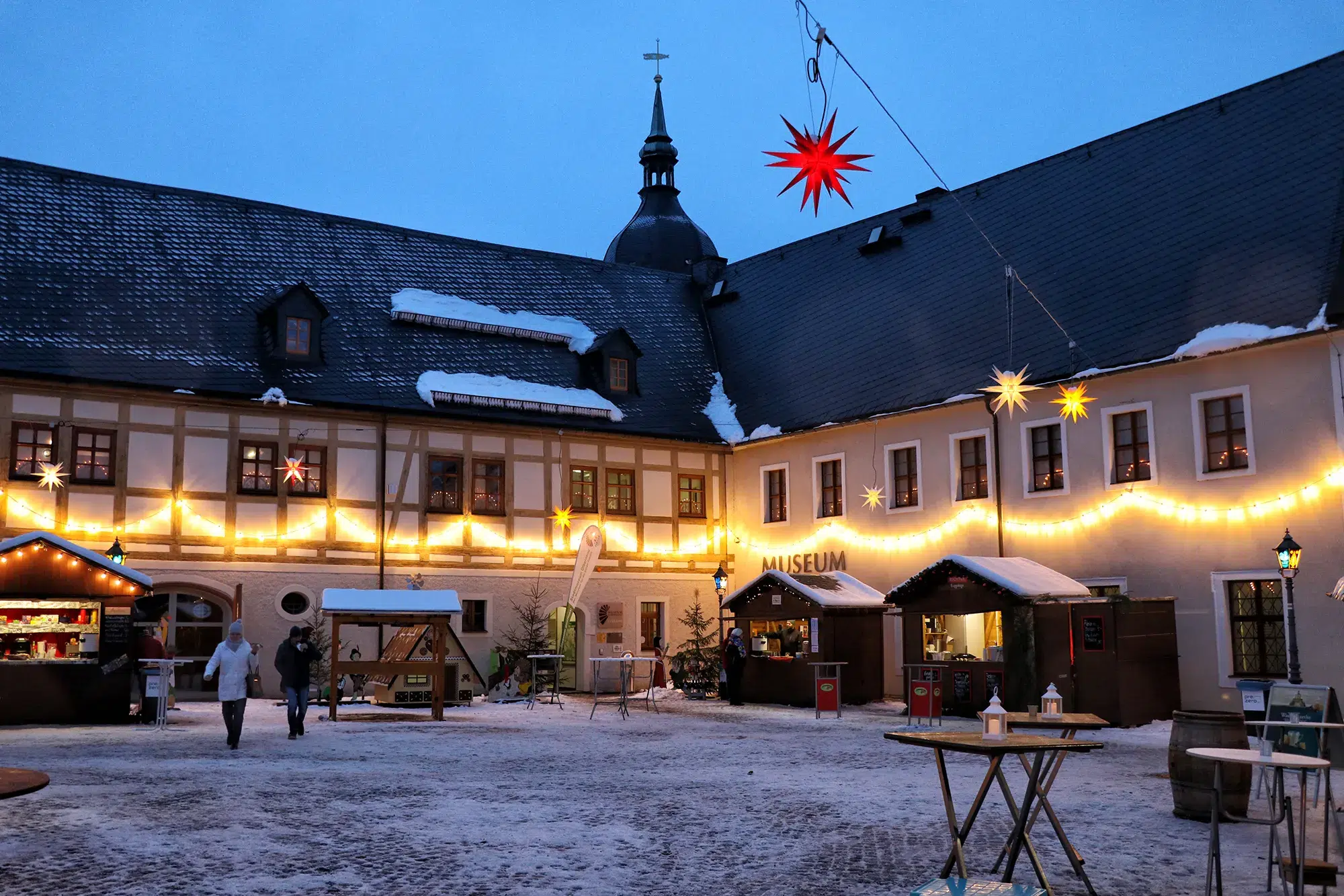 Ertsgebergte, Duitsland - Olbernahuer Weihnachtsmarkt