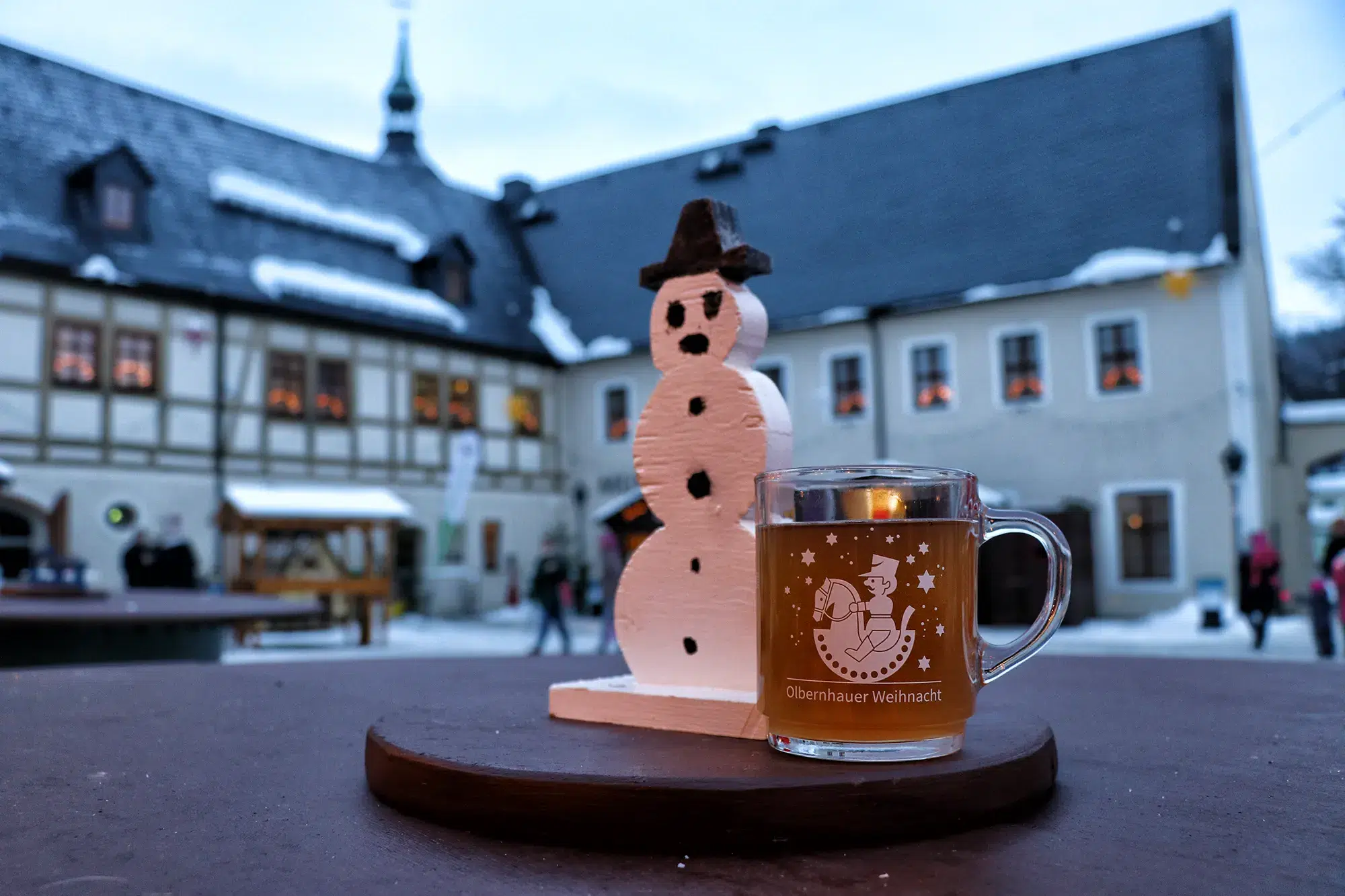 Ertsgebergte, Duitsland - Olbernahuer Weihnachtsmarkt