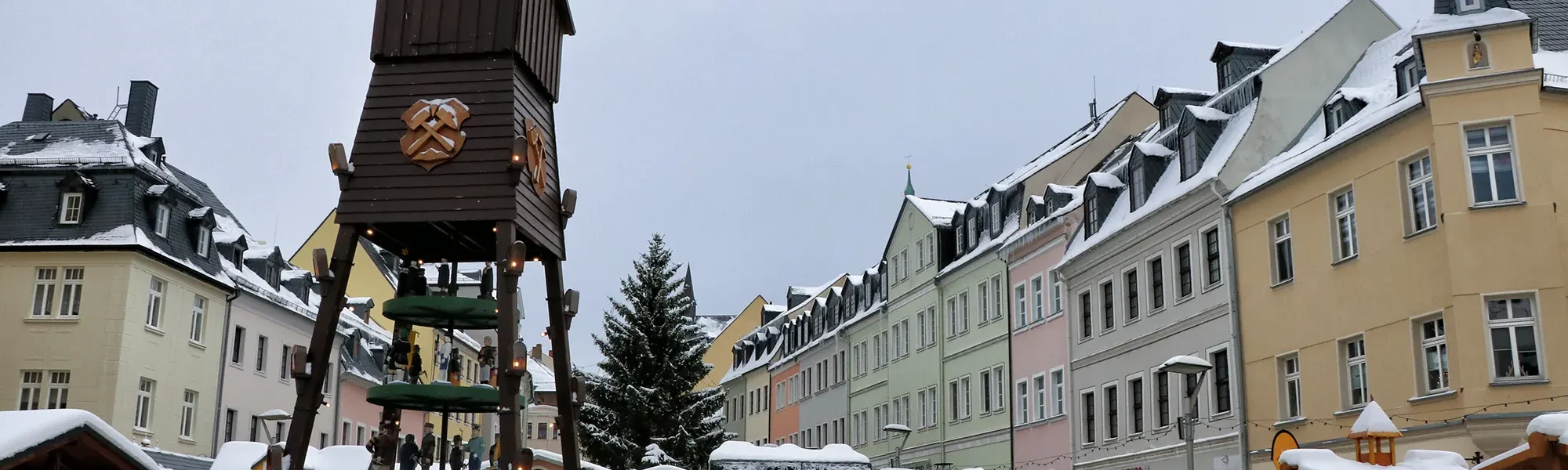 Ertsgebergte, Duitsland - Schneeberger Weihnachtsmarkt