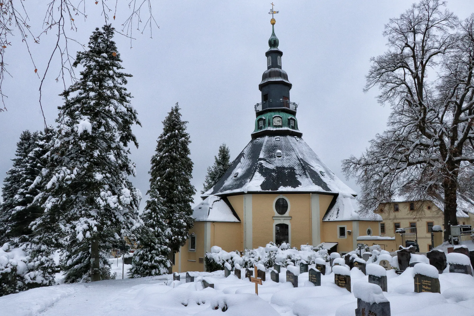 Ertsgebergte, Duitsland - Seiffen Bergkirche