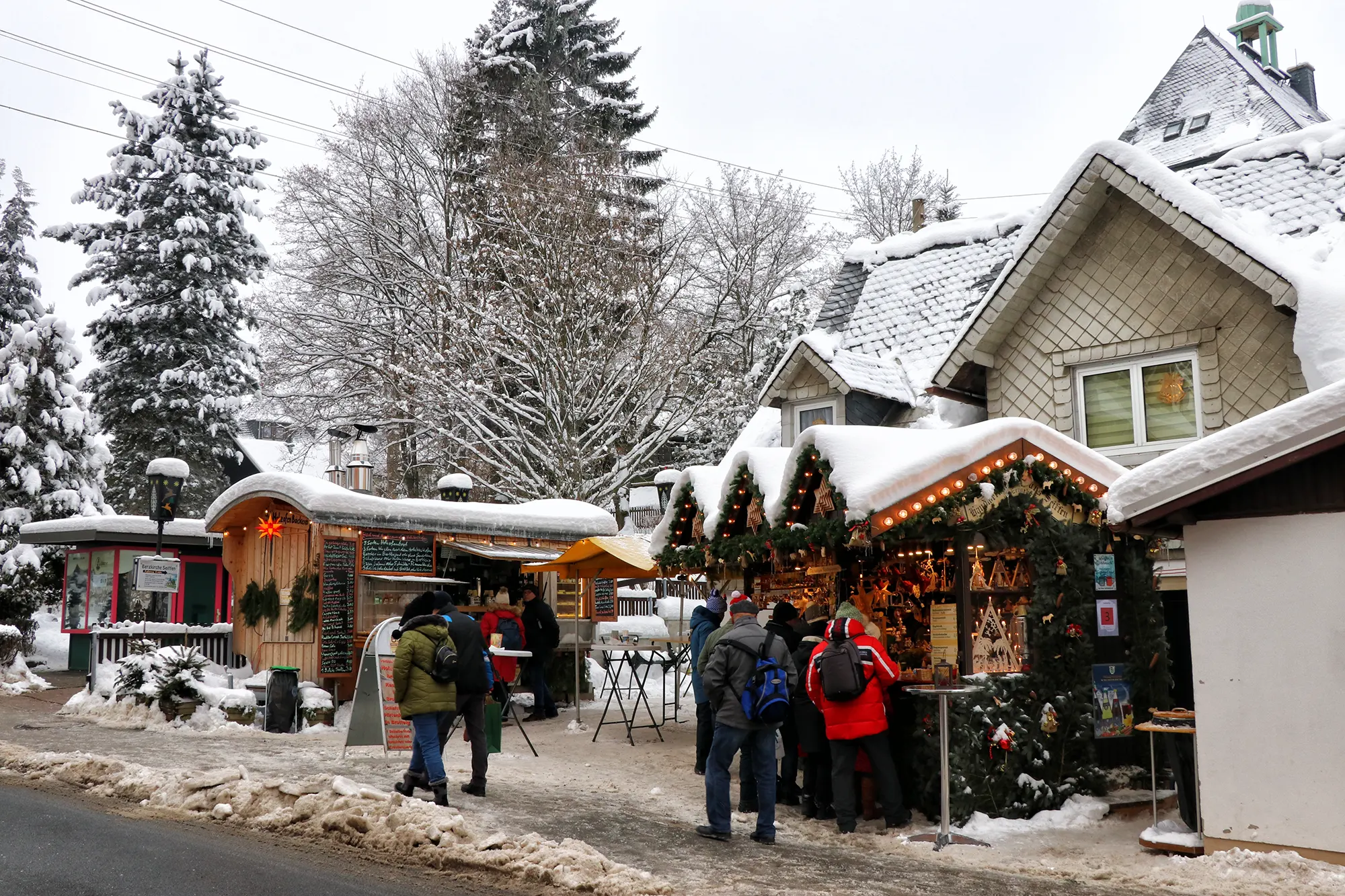 Ertsgebergte, Duitsland - Seiffener Weihnachtsmarkt