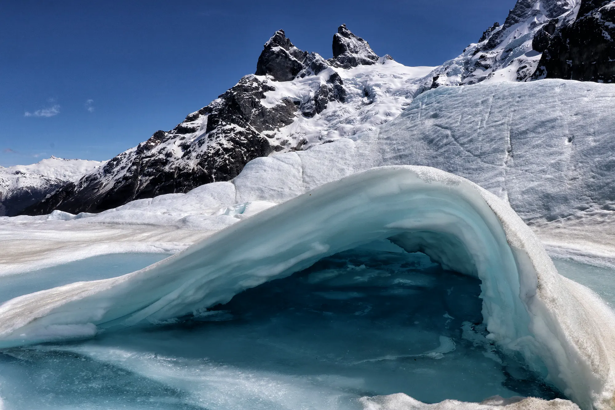 Glaciar Calluqueo, Chili