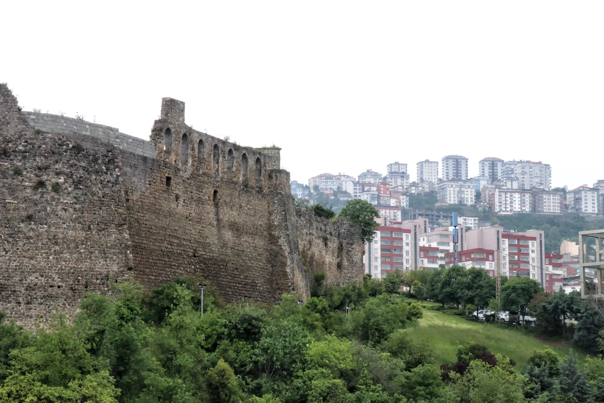 Verdedigingsmuren - Trabzon, Turkije