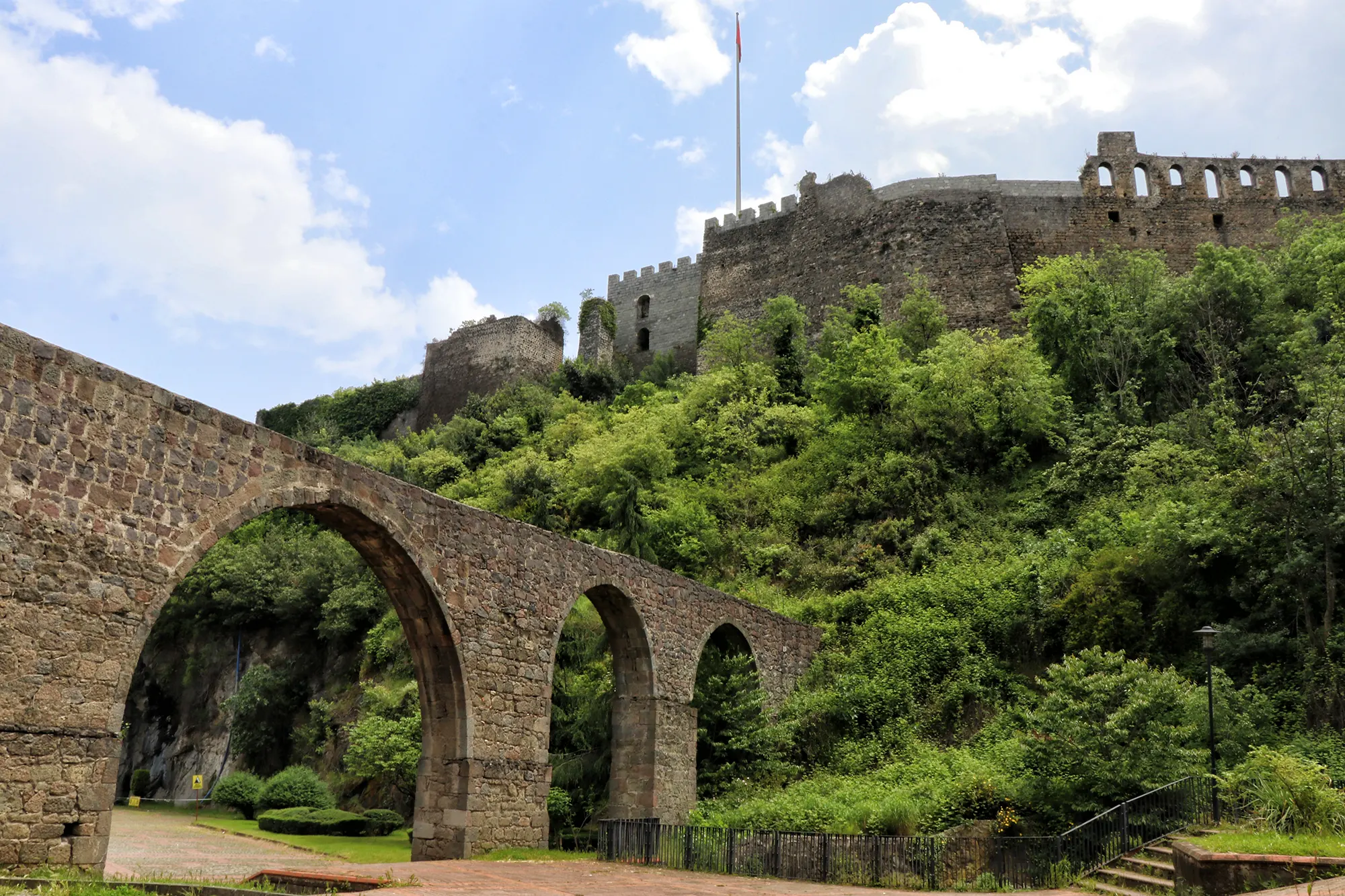 Verdedigingsmuren - Trabzon, Turkije