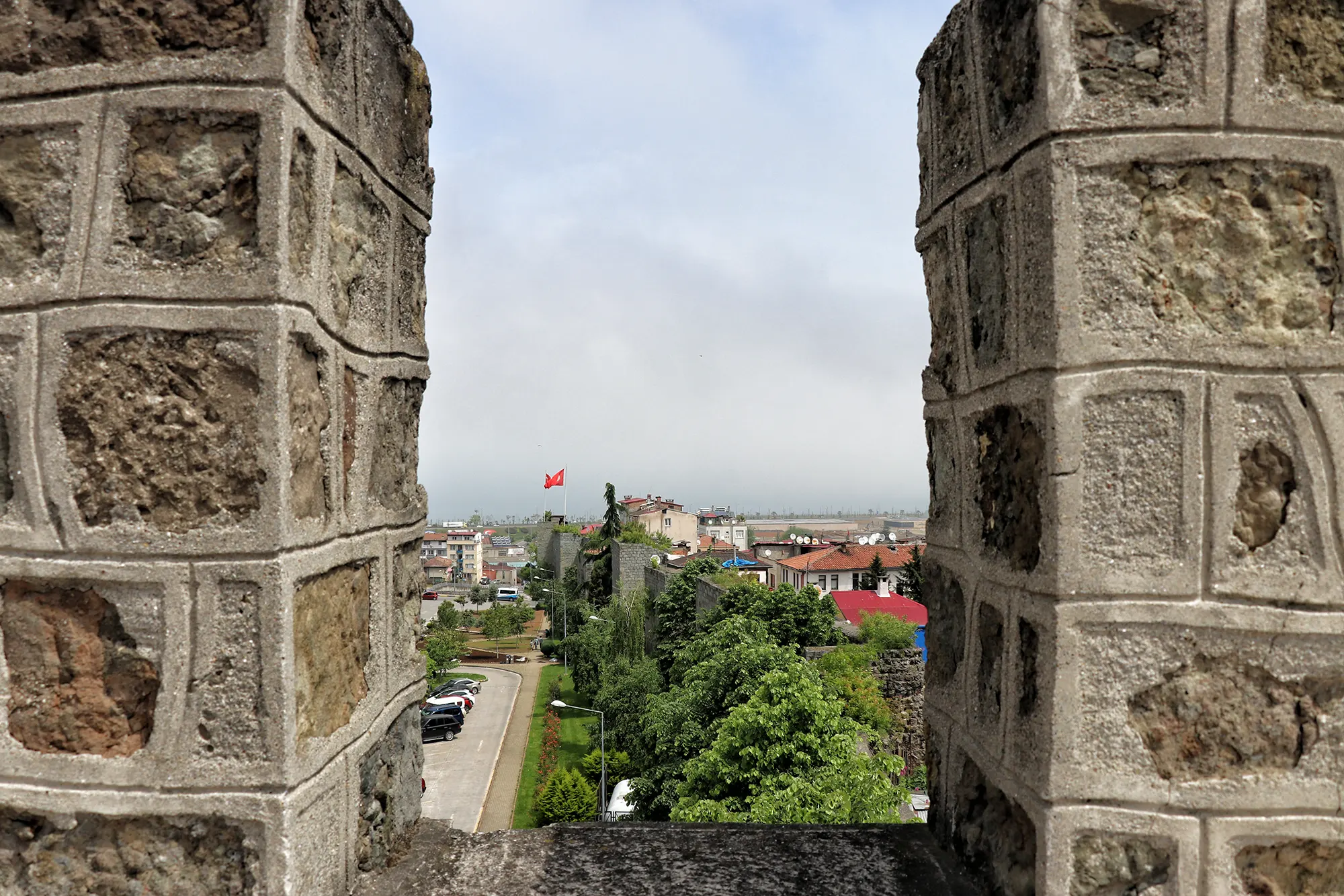 Verdedigingsmuren - Trabzon, Turkije