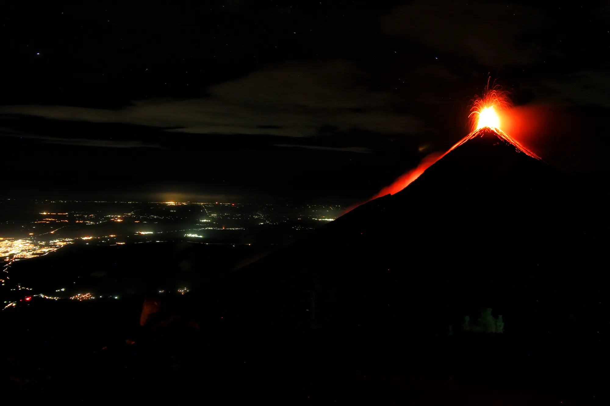 Volcán Acatenango hike in Guatemala