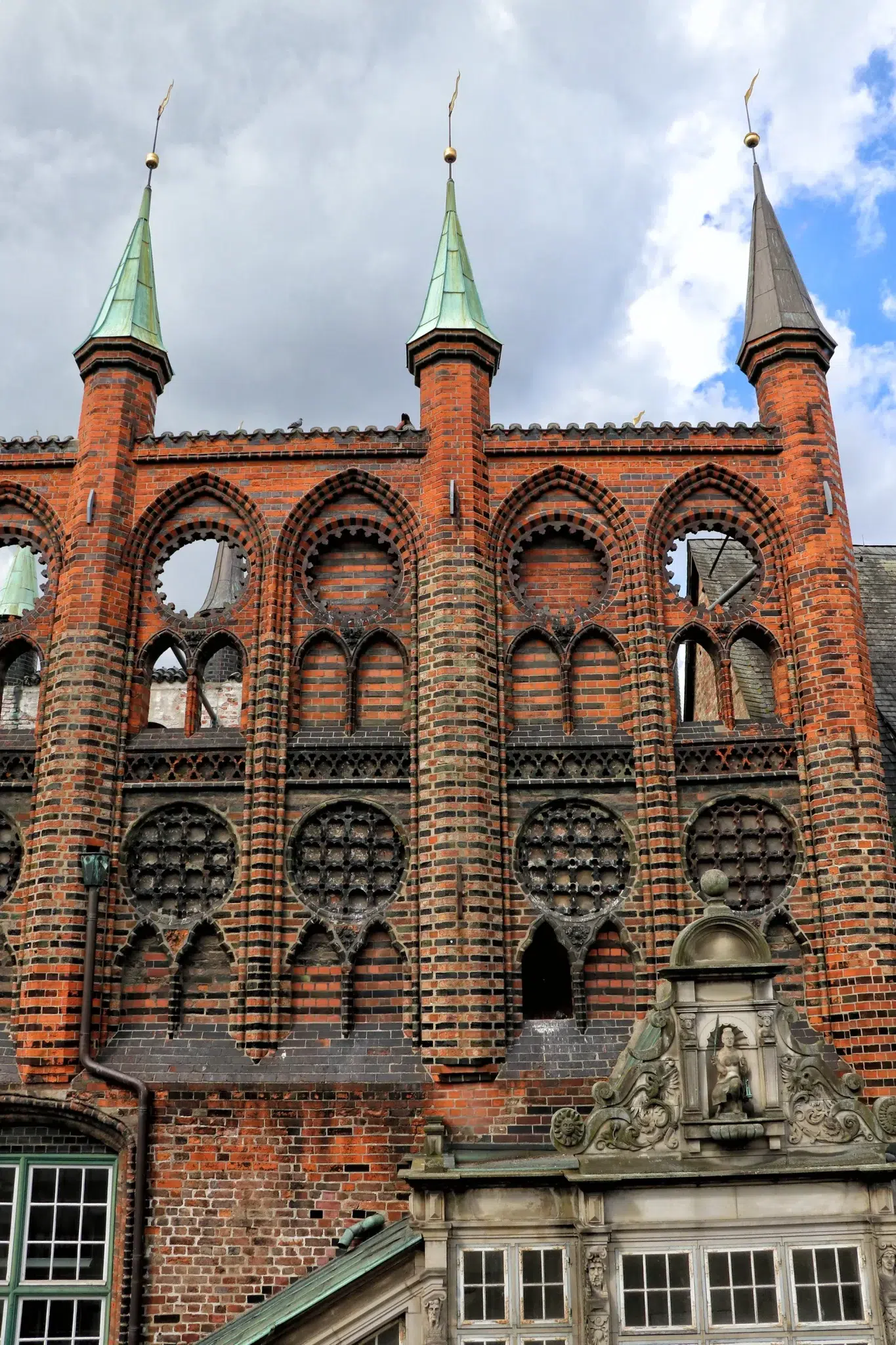 Lübeck, Duitsland - Historisches Rathaus
