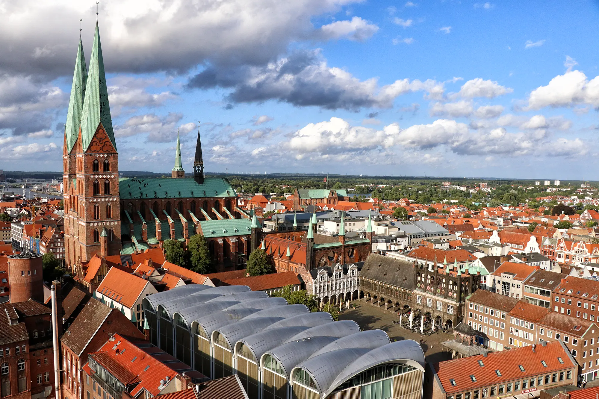 Lübeck, Duitsland - Sankt Petri Kirche
