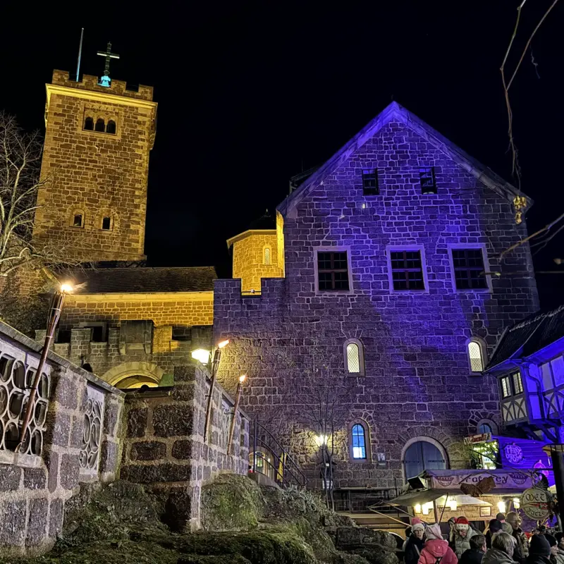 Kerstmarkt op de Wartburg