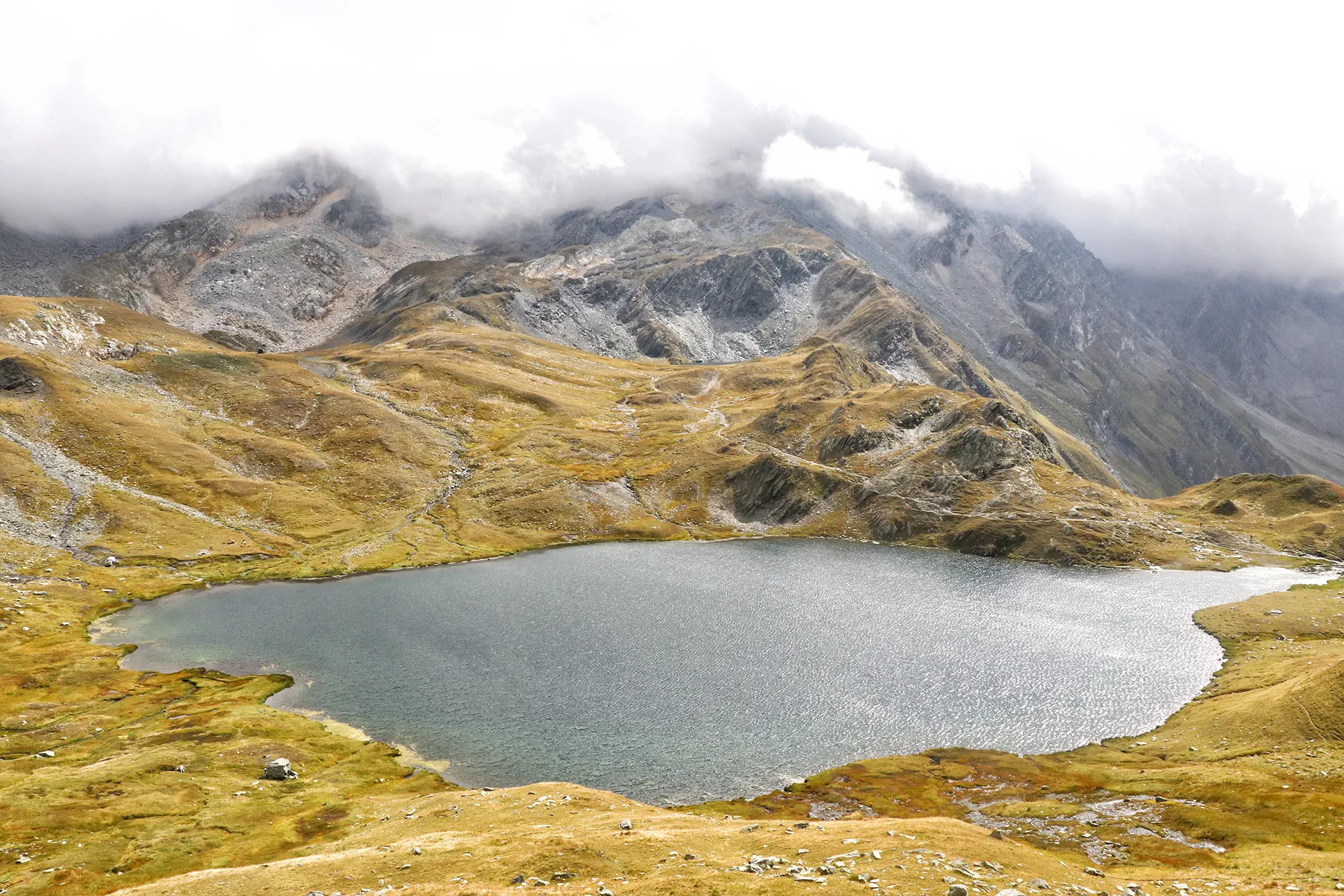 Lacs de Fenêtre, Col du Grand-Saint-Bernard - Zwitserland & Italië