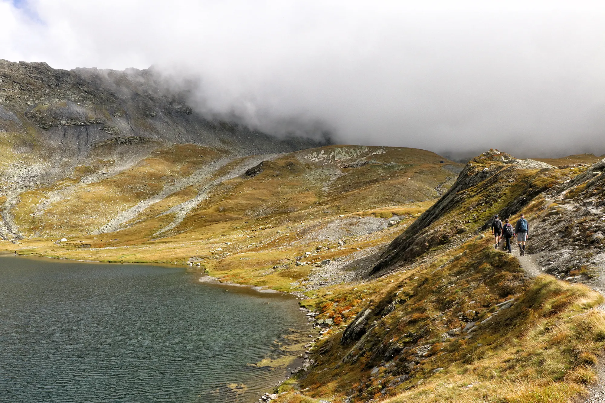 Lacs de Fenêtre, Col du Grand-Saint-Bernard - Zwitserland & Italië