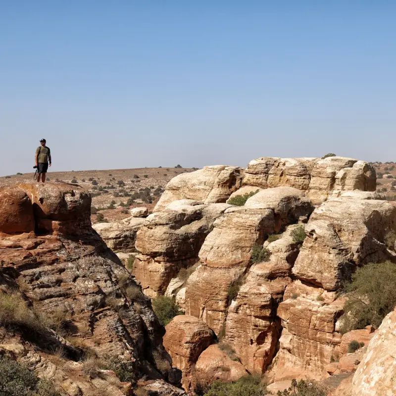 Dana Biosphere Reserve: bijzonder landschap in Jordanië